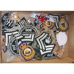 FLAT OF AIR CADET BADGES AND OTHERS