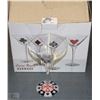 Image 1 : CASINO ROYAL MARTINI POKER GLASS SET