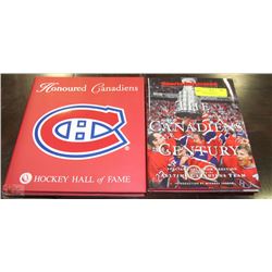 MONTREAL CANADIENS HARDCOVER BOOKS INCL