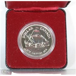 1979 CANADIAN PROOF SILVER DOLLAR IN RCM CASE