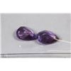 Image 1 : #25- NATURAL  AMETHYST GEMSTONES PEAR SHAPE