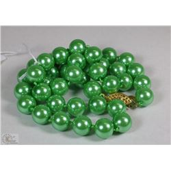 #6-SEA SHELL PEARL NECKLACE 15"