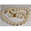 Image 1 : #5-SEA SHELL PEARL NECKLACE 15"