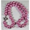 Image 1 : #12-SEA SHELL PEARL NECKLACE 15"