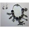 Image 1 : PANDORA STYLE BRACELET WITH BONUS