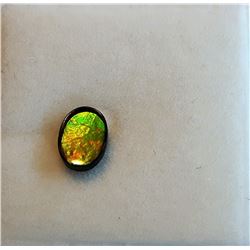 6MM X 8MM TRIPLATE OVAL AMMOLITE GEMSTONE