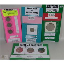 CANADIAN GEORGE V 5 CENT - 1929, 1930, 1931 AND