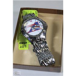 MENS MONTREAL ALOUETTES (CFL) METAL WATCH