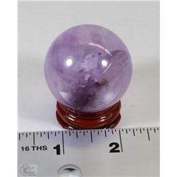 #20-NATURAL AMETHYST QUARTZ/CRYSTAL SPHERE