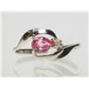 Image 1 : #3-18K GOLD PINK SAPPHIRE & DIAMOND RING