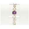 Image 1 : #4-STERLING SILVER AMETHYST & MOONSTONE