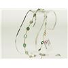 Image 2 : #7-14K GOLD EMERALD BRACELET