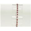 Image 1 : #10-STERLING SILVER RUBY BRACELET