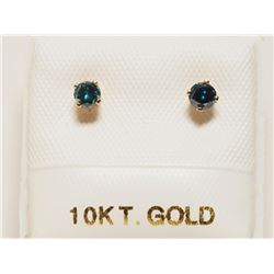 #14-10K GOLD DIAMOND EARRINGS