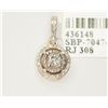 Image 1 : #26-14K ROSE GOLD DIAMOND PENDANT
