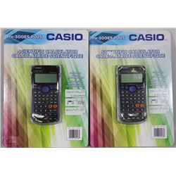 LOT OF 2 NEW CASIO FX-300ES PLUS CALCULATORS