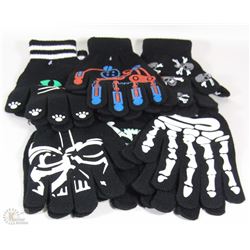 SIX PACK OF HALLOWEEN GLOVES