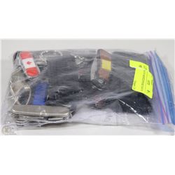 BAG OF ASSORTED POCKET KNIVES