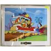 Image 1 : FRED FLINSTONE ANIMATED ART FRAMED PICTURE