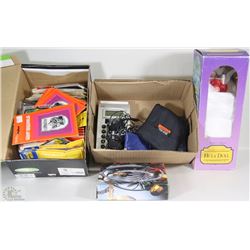 BOX WITH ASSORTED PATCHES NEW IN PACKAGES, HULA