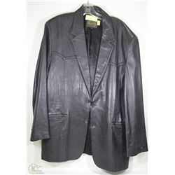 SCULLY SIZE 46 MENS BLACK LEATHER JACKET