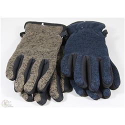 2PK LADIES DELUXE TEXTING GLOVES MEDIUM