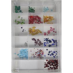LARGE ASSORTMENT OF GEMSTONES  AND CRYSTALS