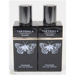 2 NEW BOTTLES OF TOKYO MILK BLACK PERFUME CRUSHED