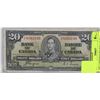 Image 1 : 1937 CANADIAN $20 DOLLAR BILL