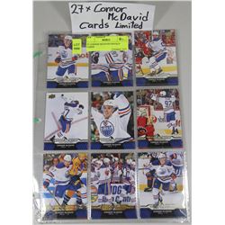 27 CONNOR MCDAVID HOCKEY CARDS