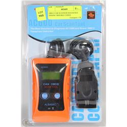 OBD-2 CAR SCANNER DIAGNOSES ENGINE TROUBLE CODES