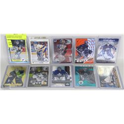 10 ASSORTED CURTIS JOSEPH HOCKEY COLLECTOR CARDS