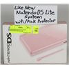 Image 1 : NINTENDO DS LITE SYSTEM  WITH WIFI/PINK PROTECTOR