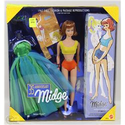 35TH ANNIVERSARY MIDGE BARBIE  LIMITED EDITION