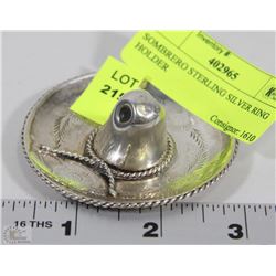 SOMBRERO STERLING SILVER RING HOLDER