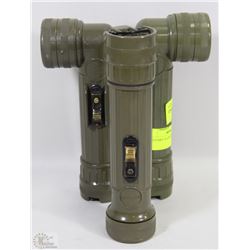 3 MILITARY FLASHLIGHTS