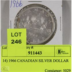 14) 1966 CANADIAN SILVER DOLLAR