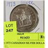Image 1 : 4) 1973 CANADIAN SILVER DOLLAR