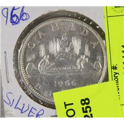 15) 1966 CANADIAN SILVER DOLLAR