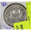 Image 1 : 15) 1966 CANADIAN SILVER DOLLAR