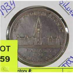 8) 1939 CANADAIN SILVER DOLLAR