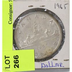 16) 1965 CANADIAN SILVER DOLLAR