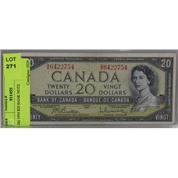 26) 1954 $20 BANK NOTE