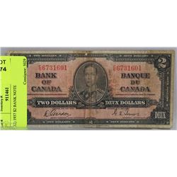 32) 1937 $2 BANK NOTE