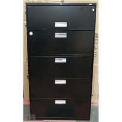 5 DRAWER LATERAL FILING CABINET