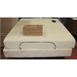 TEMPERPEDIC QUEEN SIZE MEMORY FOAM ELECTRIC BED