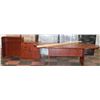Image 1 : CONFERENCE TABLE SOLD W/ 4 DRAWER CABINET & 2PC