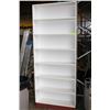 Image 1 : WHITE WOOD SHELF 10"X36"X86"H