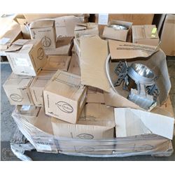 PALLET OF 14 POTLIGHT 6" WITH ALL HARDWARE