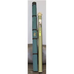 TWO FISHING ROD CASES PIANO PLUS PINENEEDLE